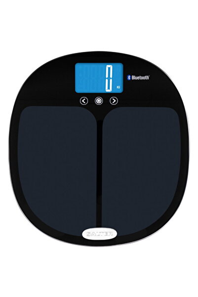 SALTER Cântar de baie cu analizor inteligent Bluetooth 9192 BK3R Curve, negru