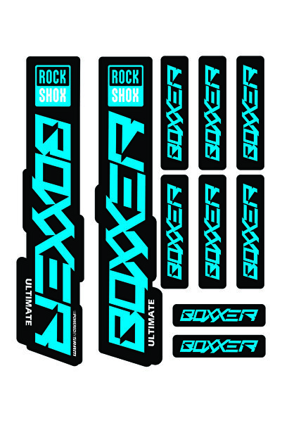 ca kay bu RockShox Boxxer Ultimate Sticker Seti –