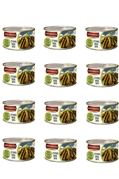 GOURMESTA 400 g Zeytinyağlı Yaprak Sarma Konservesi x 12 Adet