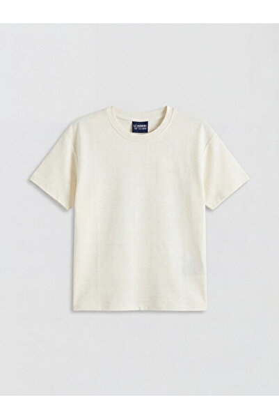 LC Waikiki Esvab • Modern & Distinctive Zero Roba Collar Kendinden Striped Bo...