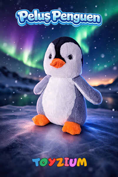 Shem Peluş Penguen Oyuncak 40 cm – Oyun & Uyku Arkadaşı – Yumuşak Dokulu Sarı...