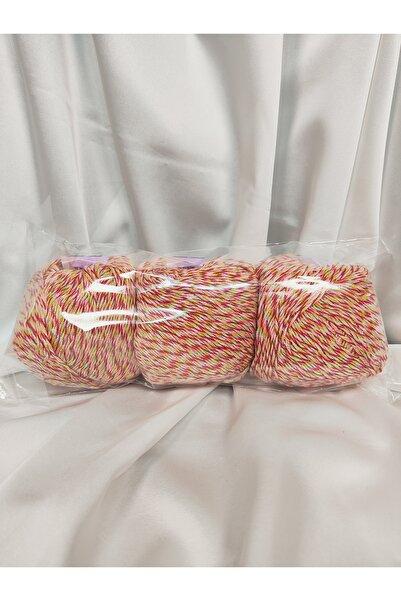Yarnart BABY COTTON Fir multicolor pentru tricotat manual (3 bucăți) - 5214
