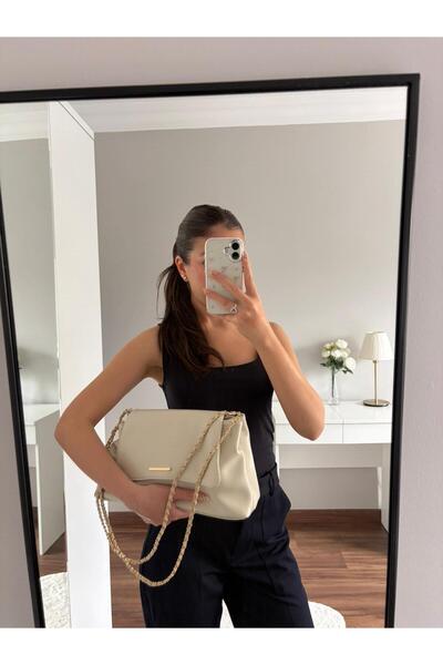Senza Vedere Lorea Zincir Askılı Kadın Omuz ve Clutch Çanta
