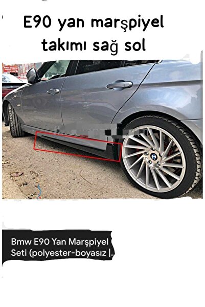 ayaz fiber body kit BMV E90 2005 2009 YAN MARŞPİYEL TAKIMI FİBER BOYASIZ