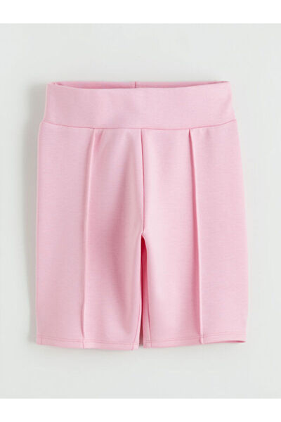 LC Waikiki Rmz Gi̇yi̇m Farkiyla Girls' Short Leggings with Waist Cord