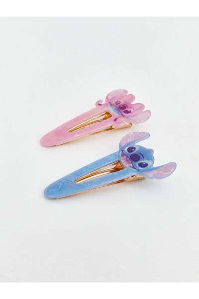 LC Waikiki RMZ GİYİM FARKIYAH طقم مشبك للفتيات بتصميم ستيتش مكون من قطعتين