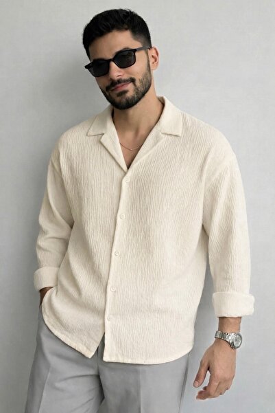 miremiran Ütü istemez krınkıl kumaş hava alabilen modern bir tasarımdır KREM