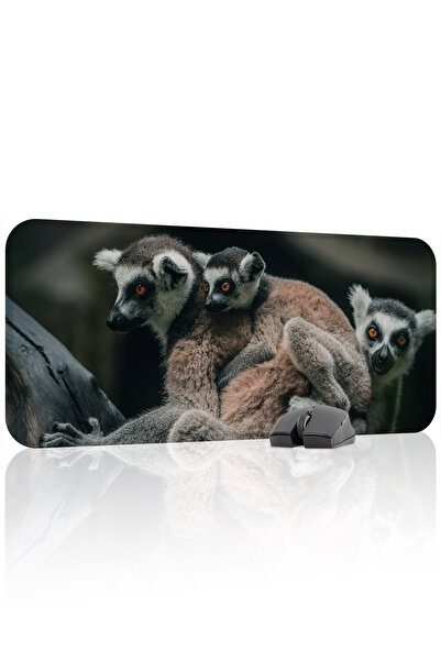 mousepad bastir Lemur Non-Slip Stitched Rubber Gaming Mousepad V4 - 70X30 XL ...