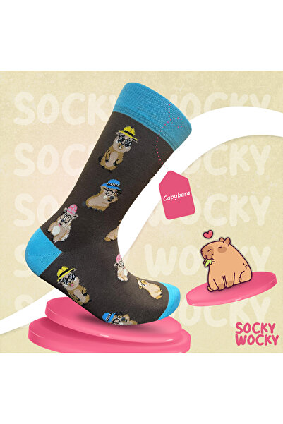 Socky Wocky Unisex Cotton socks with Printed