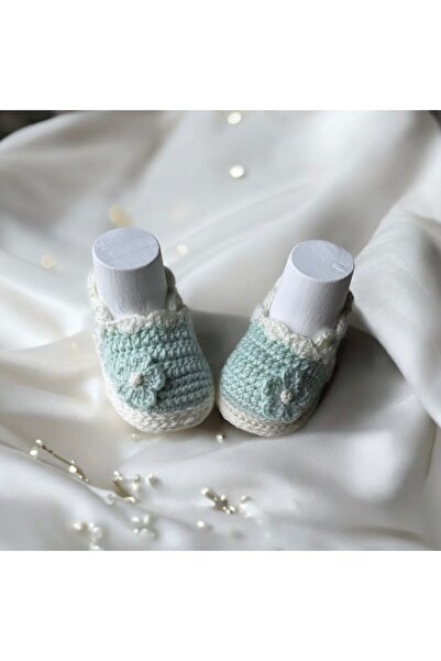 nimetabla 0-3 Months Hand Knitted Baby Booties