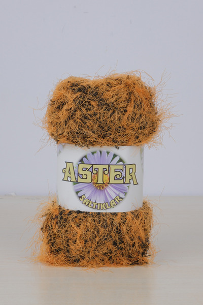 SALTIKLAR Aster Feathered Knitting Yarn – 100 Gr / 55 Meters Orange-103