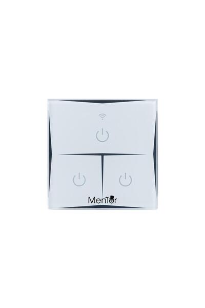 MMD Mentor WiFi 10A 1800W wireless smart switch, triple, with touch