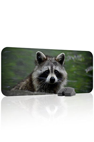 mousepad bastir لوحة ماوس الألعاب المطاطية المخيطة من راكون مانع للانزلاق V4 ...