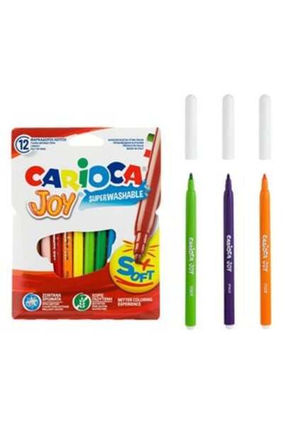 carioca Set Carioci Lavabile 12 buc – Subțiri, Multicolor