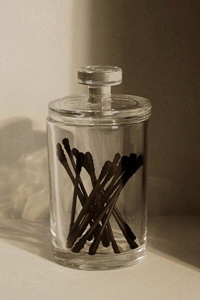 H&M Slim glass jar with a lid