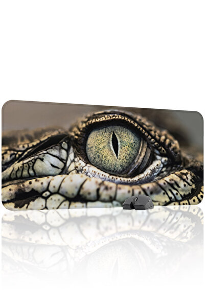 mousepad bastir Crocodile Non-Slip Stitched Rubber Gaming Mousepad V2 - 90X40...