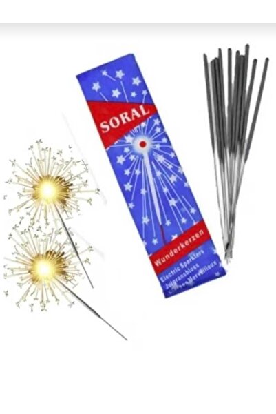Sural Sural Night Stars Sparkle Candles – 10 Pieces – For Celebrations and Ev...