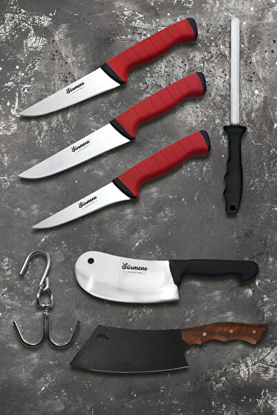 Sürmene Bıçakçı Hacı Ahmet Sürmene Kaydırmaz 7 Parça Her Şey Dahil Kasap Kurb...