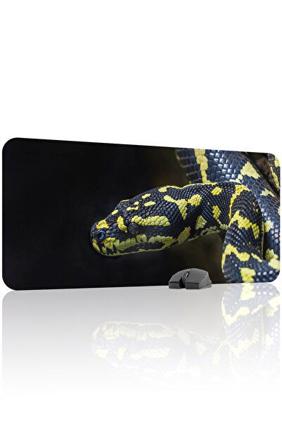 mousepad bastir Snake Non-Slip Stitched Rubber Gaming Mousepad V3 - 90X40 XXL...