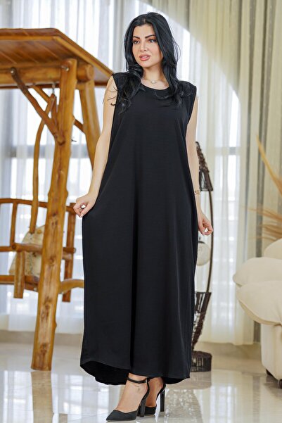 Hasnaa Abaya فستان عباية أسود