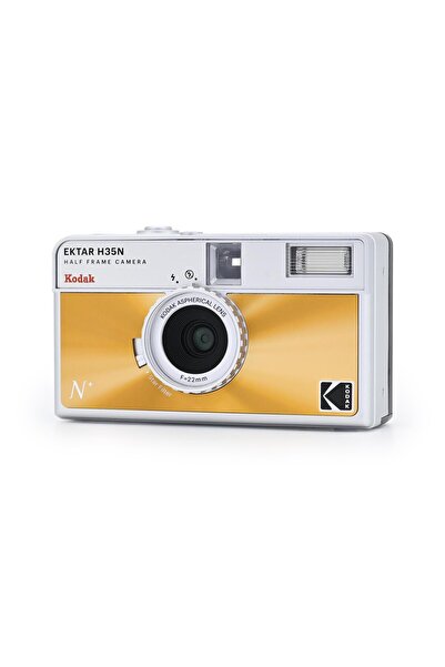 Kodak EKTAR H35N 35mm FIlmlI Fotoğraf MakInesI-Sırlı Turuncu