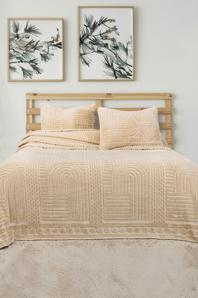 True Home Collection Set Lux Bohemian cuvertură de pat pentru două persoane p...