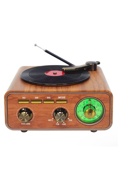 RT-712 Custom Turntable Design Classic Retro Vintage Bluetooth/USB/Sd/ Radio Mp3 Player Jukebox