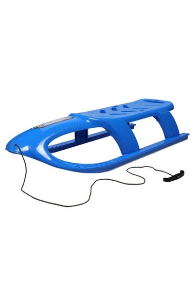OEM Sanie copii, Plastic, Forma clasica, Design aerodinamic, 102,5 x 40 x 23 cm, Albastru