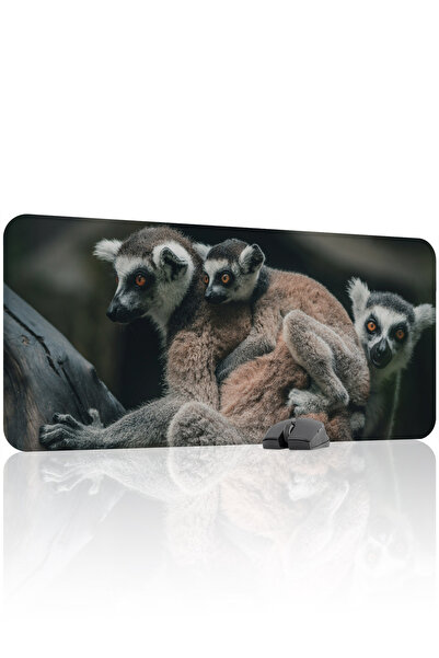 mousepad bastir Lemur Αντιολισθητικό Ραμμένο λαστιχένιο mousepad για παιχνίδι...