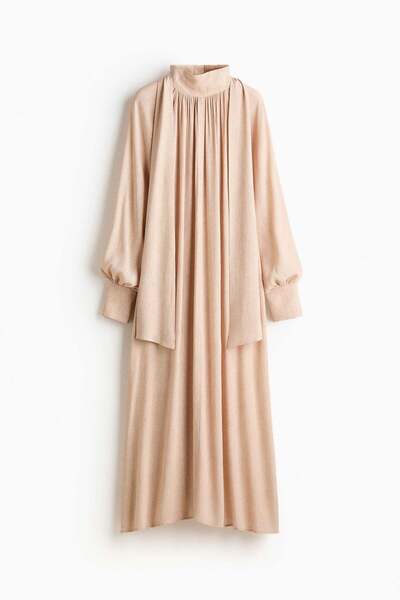 H&M Scarf-detail maxi dress