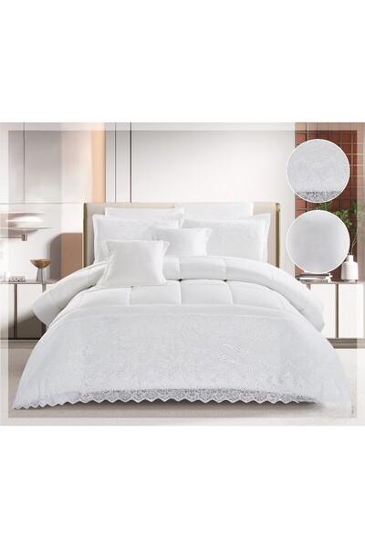 Red Rose مفرش نفرين ملكي بتصميم الدانتيل ليضيف الجمال الى اكسسوارات غرفتك مقا...