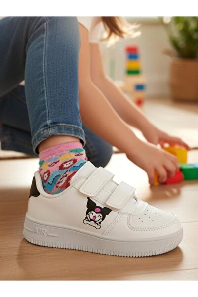 ellaboni Girl's Kromi Printed Lightweight Anatomical Sole White Sports Shoes ...
