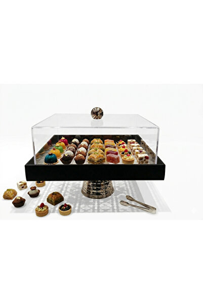 HUTUL AL JAZIRA Square acrylic dessert serving boxes