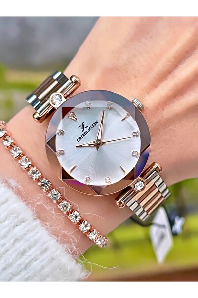 Daniel Klein Yeni Sezon Paslanmaz Çelik Kordon Kadın Kol Saati Kesme Cam Su G...
