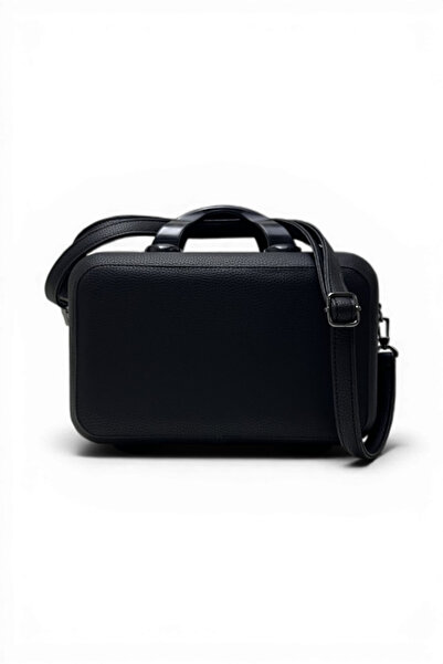 ALBATROS Ppm55 Black Makyaj, Kuaför Ve Kişisel Bakım Çantası, Suni Deri