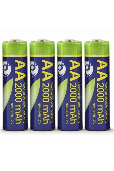 Gembird Батерия AA (R6), 1.2V NiMH 2000mAh, 4 бр., EG-BA-AA20R4-01