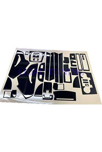 ODAC TUNING طقم تزيين كونسول توربيدو أسود لامع لسيارة أودي A3، طقم تزيين فاخر...