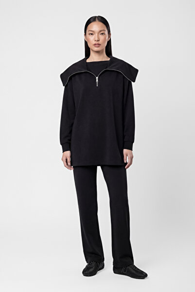 ŞEYMA COŞKUN Modona Yakalı Takım Siyah