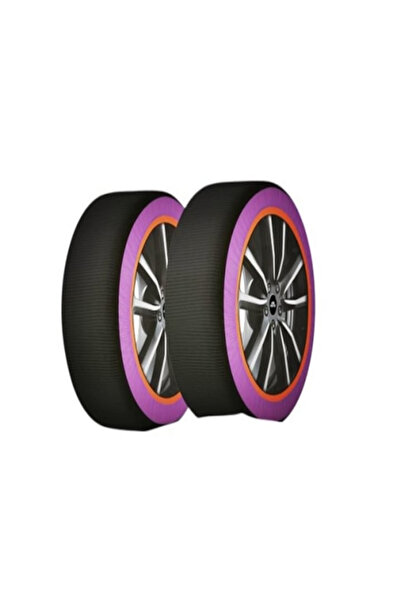 OEM Matte 3D Super-X textile car chains, extra-durable textile fiber, black, M