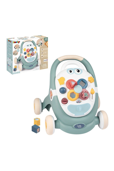 Smoby Trotty 3in1 Yürüme Yardımcısı ve Aktivite Tableti, Güvenli ve Eğlenceli...