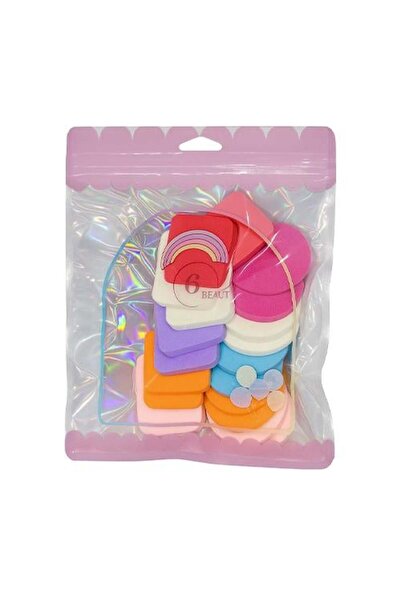 6 Beauty مجموعة إسفنجات مكياج متعددة الألوان من 6BEAUTY