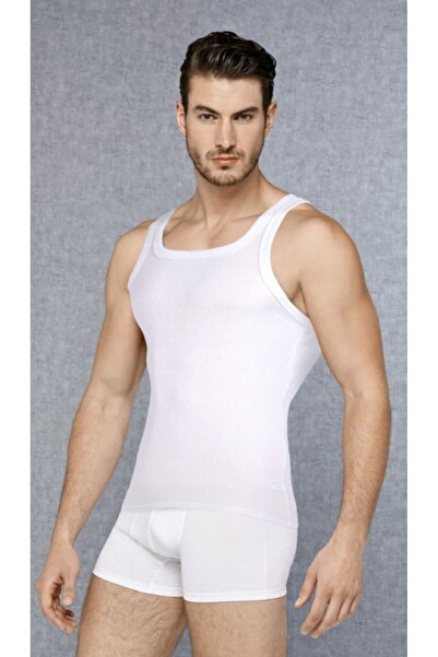 Doreanse Men's Cotton Piece Strappy Ribbed Knit Tank Top