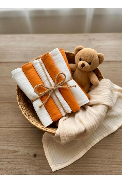 Lumos Trade Pack of 6 Oeko-Tex Certified 100% Organic Cotton Double-Layer Sof...