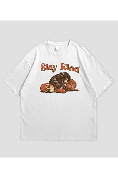 SVART WEAR Maymun Punch - Monkey Punch cu imprimeu supradimensionat Unisex tr...