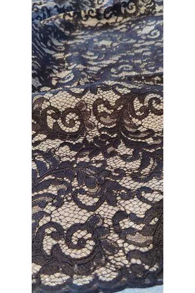 River Fabrics Glittery Fabrics with Lace Laminates on Them