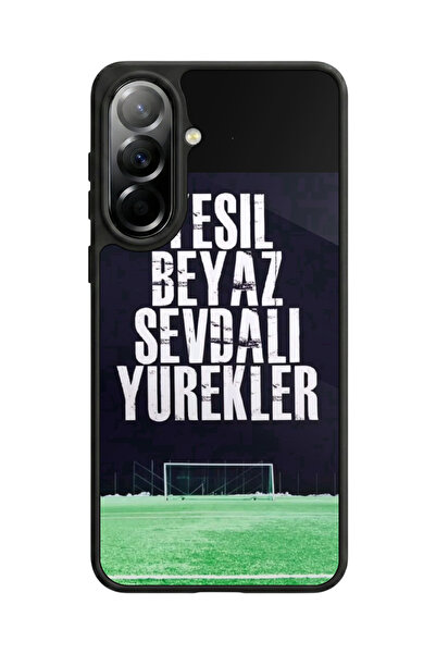 Aksel Kılıf متوافق مع هاتف سامسونج جالاكسي A37 مطبوع، أسود مطفي، سيليكون ناعم...