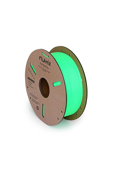 Flamix High Speed PLA+ 1.75 mm 3D Yazıcı Filamenti – Yüksek Hız & Dayanıklılık – 1 KG (YEŞİL)