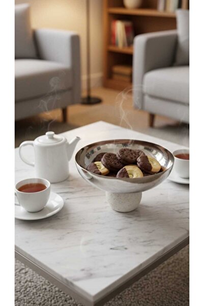 Generic A modern and luxurious hospitality holder for nuts and sweets – an el...