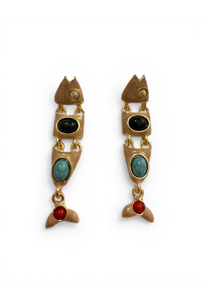 Bo Takı ve Aksesuar Fish Earrings