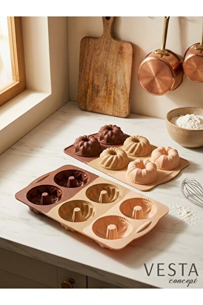 VESTA Concept قالب كيك من السيليكون - غير لاصق، سهل الإزالة - مناسب للفريزر، ...